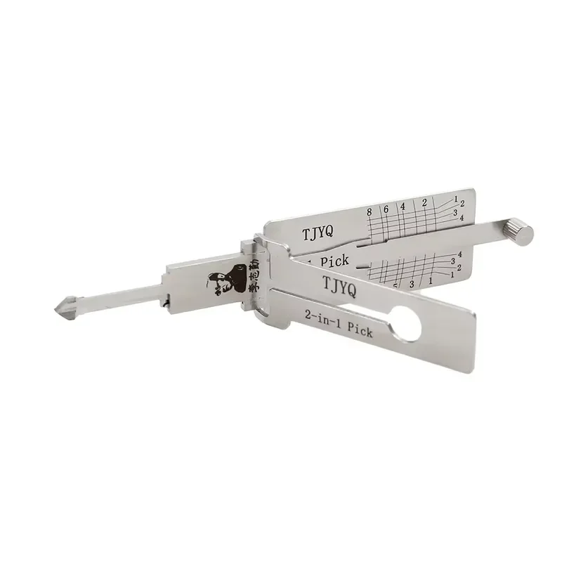 Locksmith Supplies Lishi TJYQ 2 In1 Lock Pick Tool Car Door Lock Open Reader Key Decoder view 4
