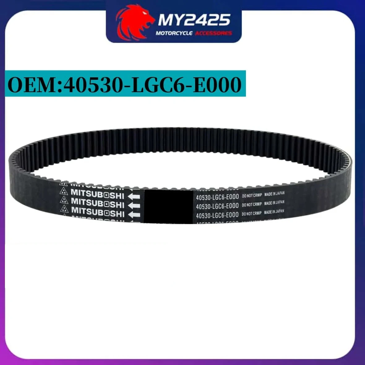 

Kevlar High quality Drive Belt For KYMCO AK550 Ak550 Parts 40530-LGC6-E000 Motorcycle Parts Transmission Belt