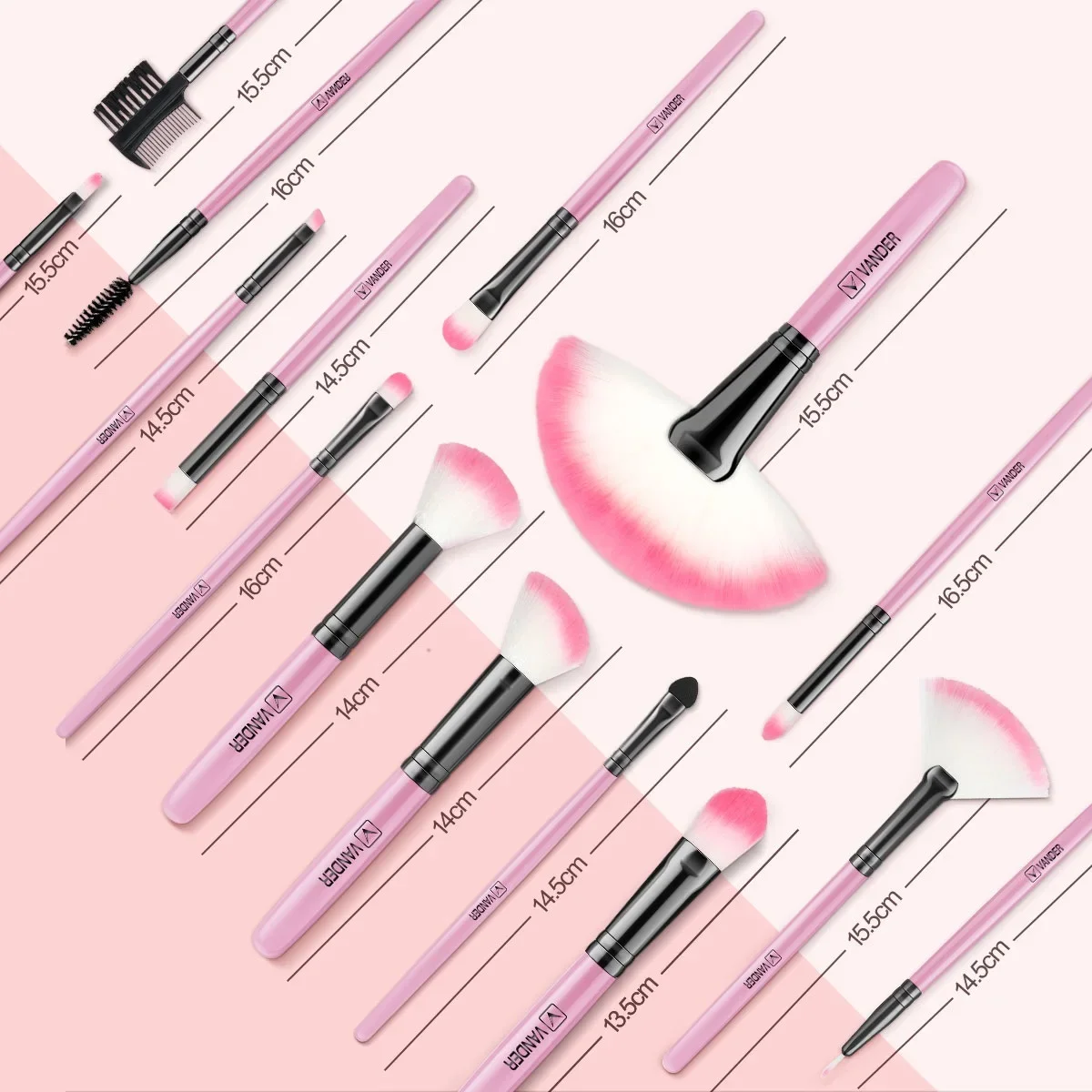 10-32PCS Összeállítás ecsettel állítsa Lágy Pelyhes Hajpor Alapítvány Kontúr Elvörösödik concealer Feltűnően néz Tükörkép Keveredés Összeállítás készlet Nők Szépség Munkaeszköz