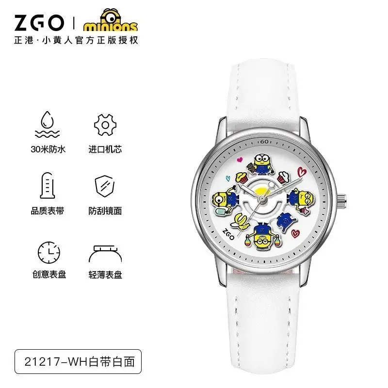 Zgo Joint Minions Lichtgevende Carrousel Student Horloge Kitty Reuzenrad Meisjes Geschenken