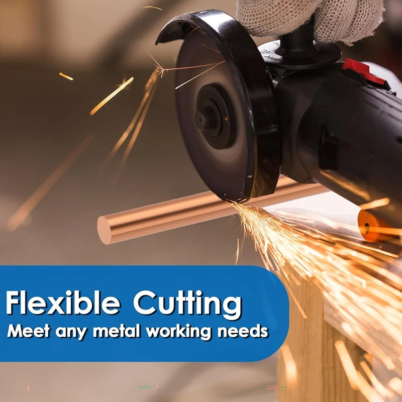 Cuivre pur et zinc pour galvanoplastie, métal rond, projet d'artisanat en métal, longueur 100mm, diamètre 10mm, le plus récent, 10 pièces