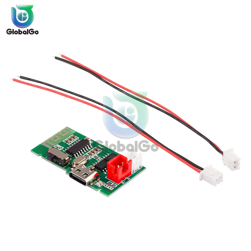 Type-c/USB Mono Bluetooth Power Amplifier PCBA Battery Charging Function 3.7V Lithium Battery Bluetooth Module