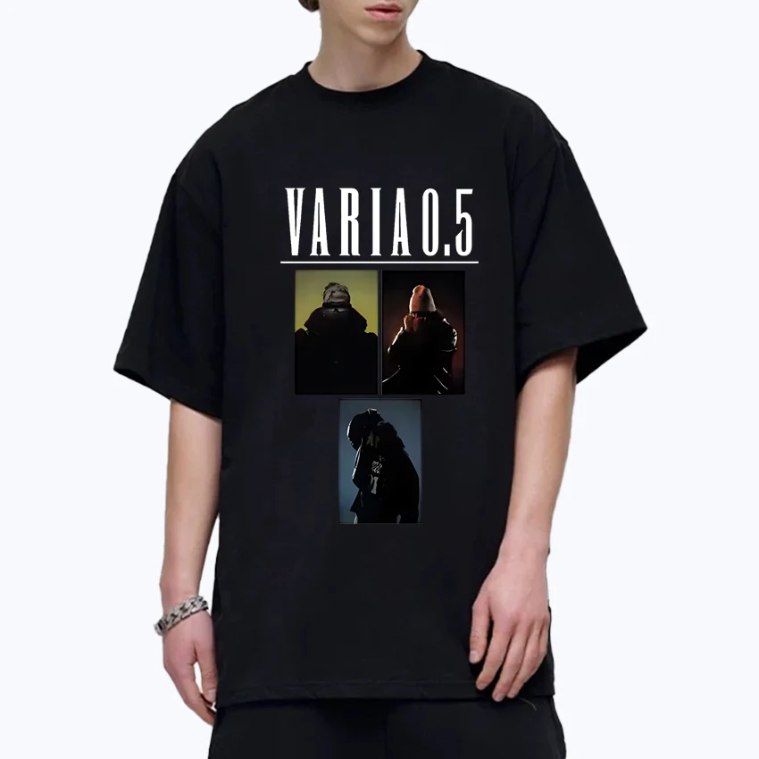 

Fashion Hot sale Odetari VARIA 0.5 Graphic Crew Neck Tee shirt Printed 100% Cotton Men Women short sleeve Summer t-shirts Unisex