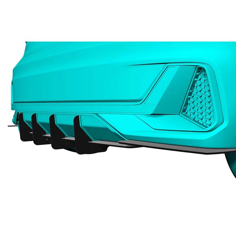 

Use For Audi A1 40 TFSI / S-Line 2019--2022 Year Rear Diffuser Bumper Lips Spoiler Splitter Body Kit Accessories
