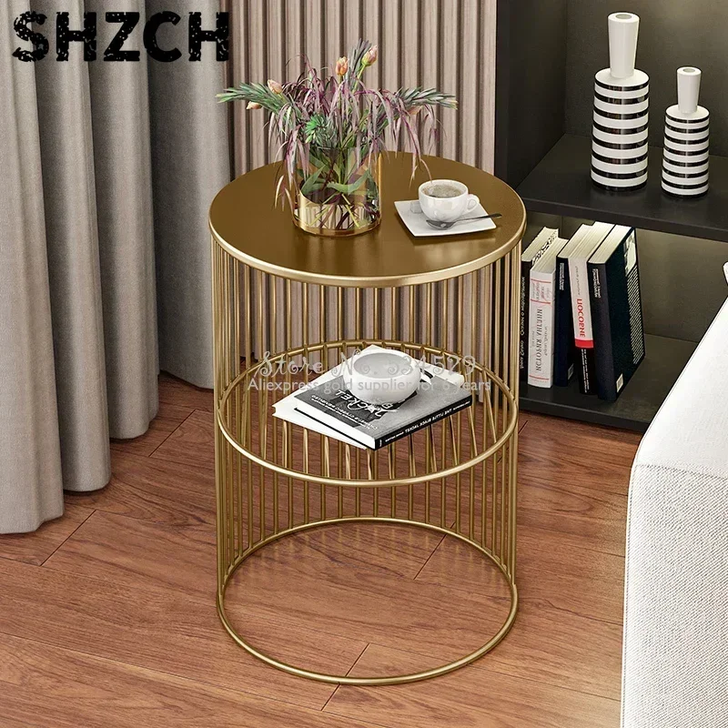 nordic-wrought-iron-side-table-small-coffee-shelf-living-room-marble-desk-mini-round-modern-accent-table-compact-beverage-stand