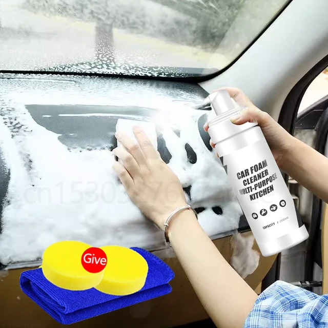Uniwersalny piankowy środek czyszczący, odrdzewiacz, czyszczenie samochodu, siedzenia domowego, akcesoria do wnętrza samochodu, pianka do czyszczenia kuchni w domu w sprayu