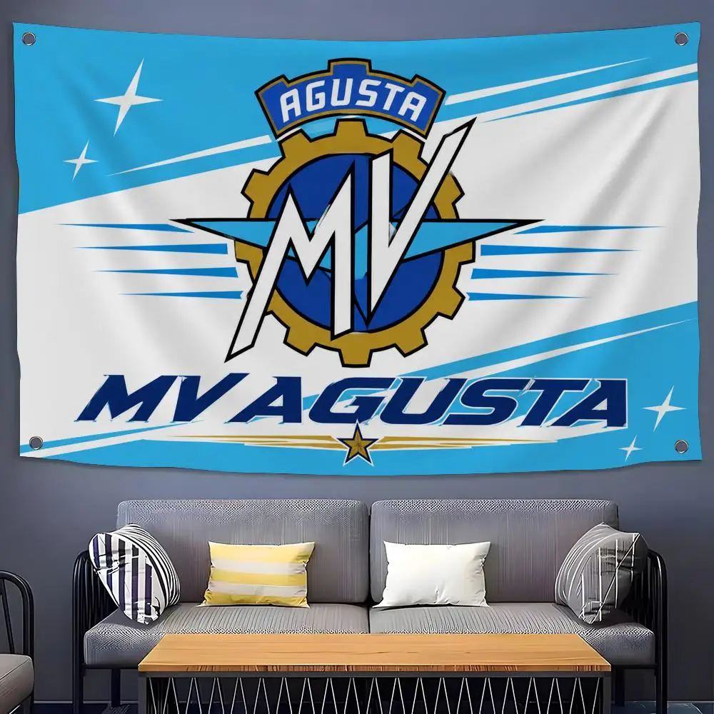 Brand MV Agusta Flags Flags for Room, Bedroom, Home, Outdoor, Wall Hanging, Concert Print, Art Banner