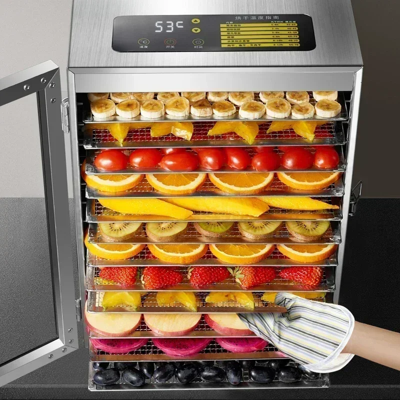 New 12 - layer Fruit and Vegetable Dryer, a Food Dehydrator for Drying Fruits and Vegetables.