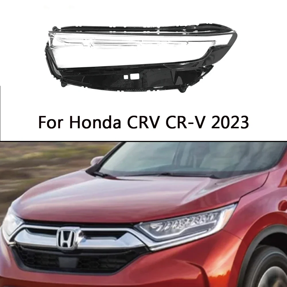 

HTTCY Для Honda CRV 2023, крышка фары, маска в виде ракушки, прозрачный абажур, линза из плексигласа, автозапчасти