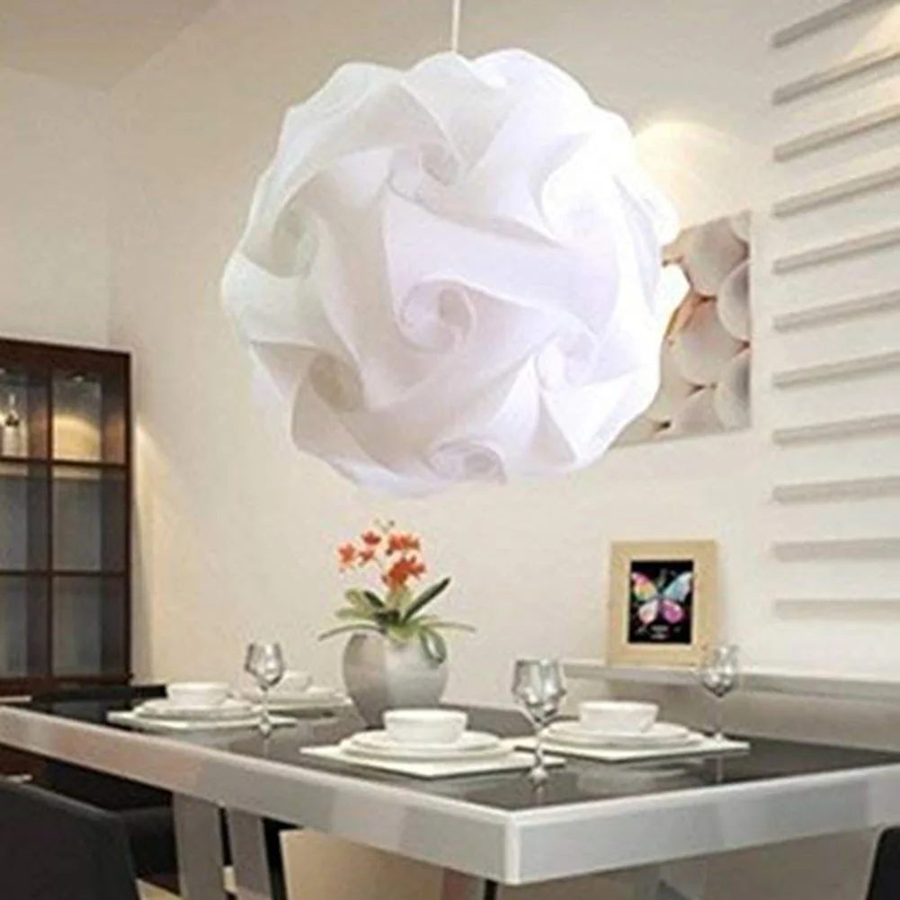 ZK20 Modern Creative IQ DIY Puzzle Light Nordic Pendant Lamp Shade Decoration Chandelier Hanging Lighting （self-install）