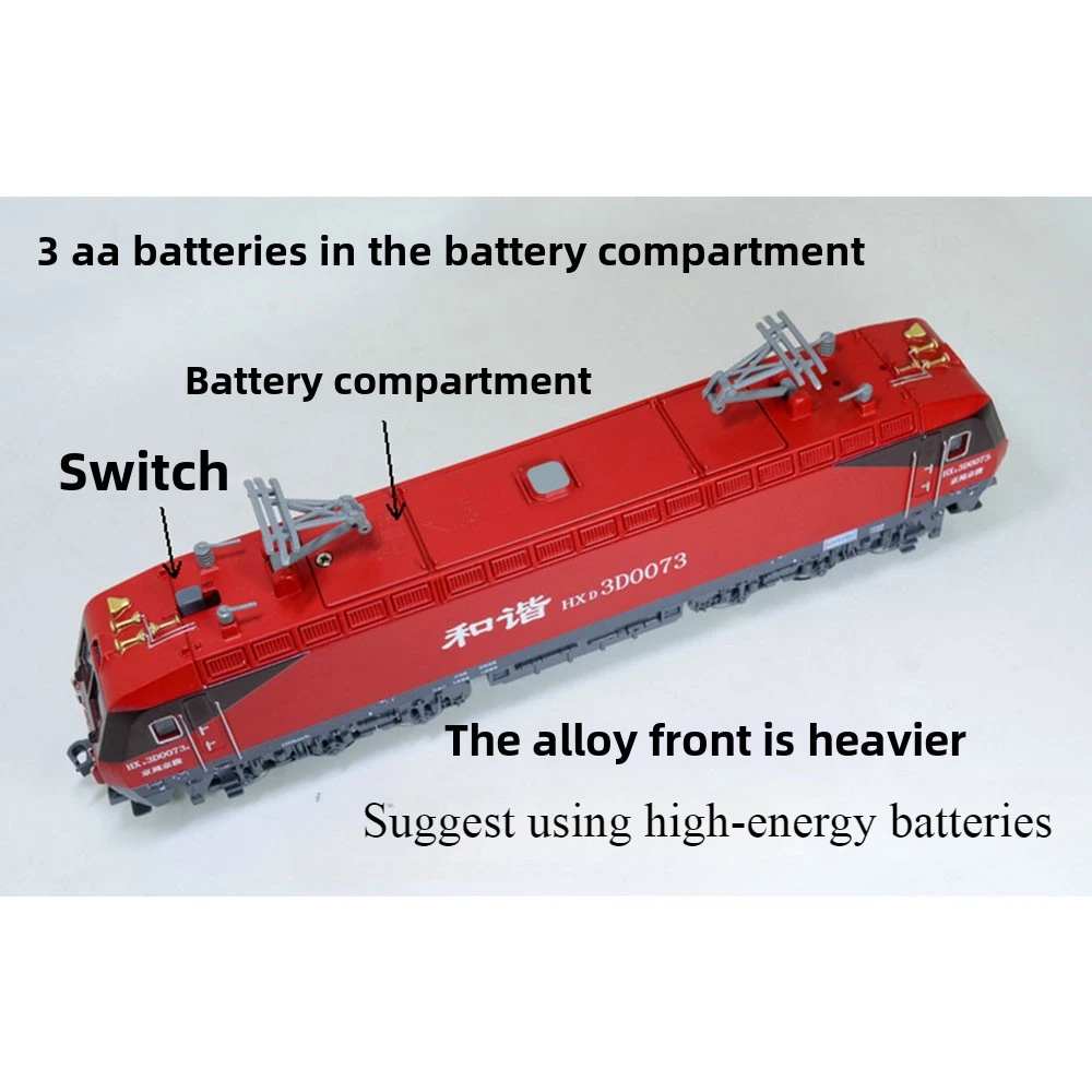 Aole treno elettrico telecomandato giocattolo simulazione binario treno set modello locomotiva ferroviario assemblaggio binario giocattolo per bambini regalo ragazzo