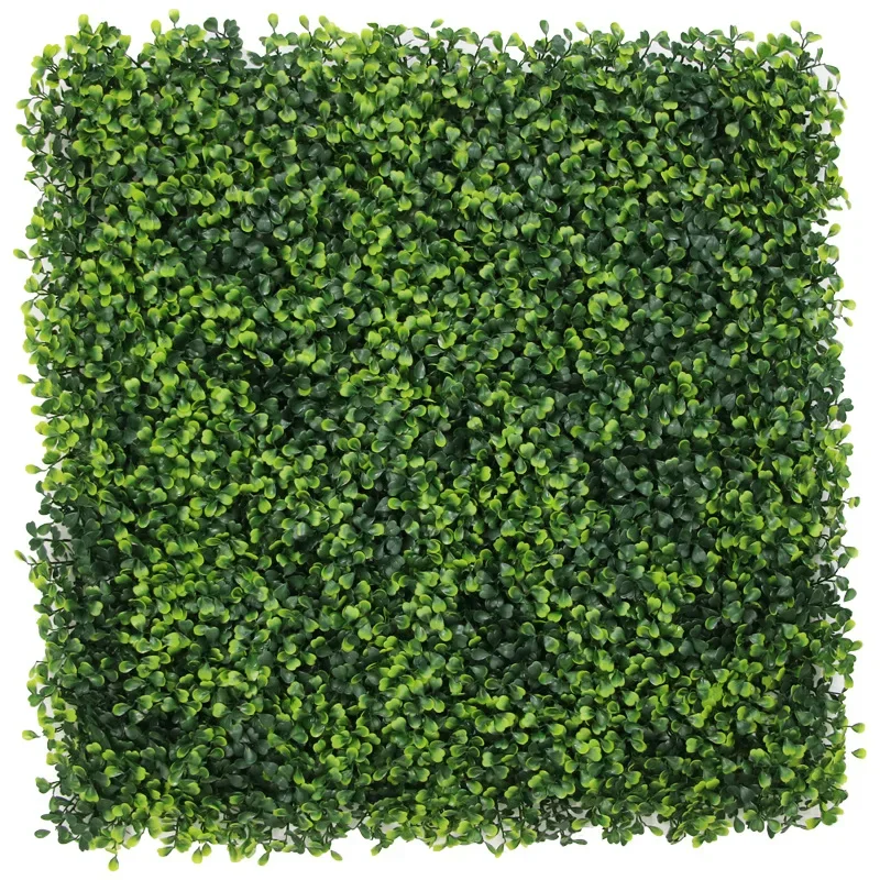 UV resistant Artificial Plant Wall Decoration Boxwood Hedge Wall Panel Home Decor Fake Plants Grass Backdrop Wall Privacy Hedge