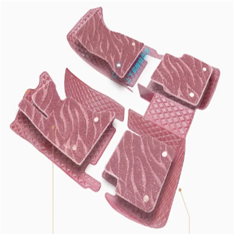 

5D Custom Car Floor Mats For Toyota Yaris Vios Vitz Auto Carpets Double Layer Foot Coche Floor Liners Blanket