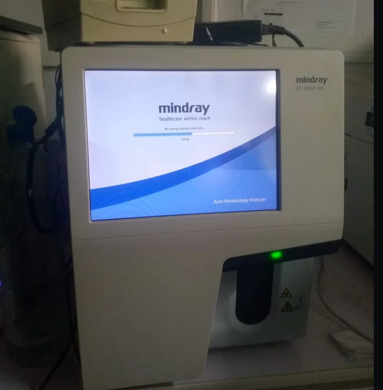 Mindray BC-5000 Vet Veterinary Auto 5-teiliger Hämatologieanalysator Labor CBC Bluttest