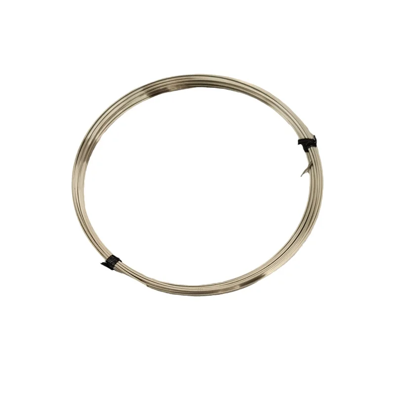 쥬얼리 비즈 공예 작업용 소프트 사각형 실버 니켈 화이트 구리선, 0.6mm ~ 1mm