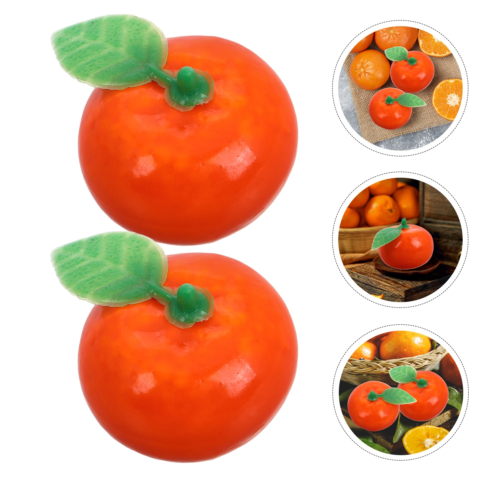 

100Pcs Small Artificial Oranges Ultra Realistic Faux Fruit for Decorative Bowl Party Shower Centerpiece Kitchen Counter Orange