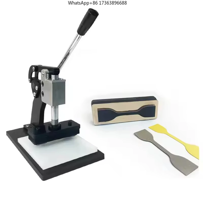 2026 Customizable Hand Pressure Dumbbell Tensile Sample Cutter Rubber Plastic Paper Cutter Cutting Machine