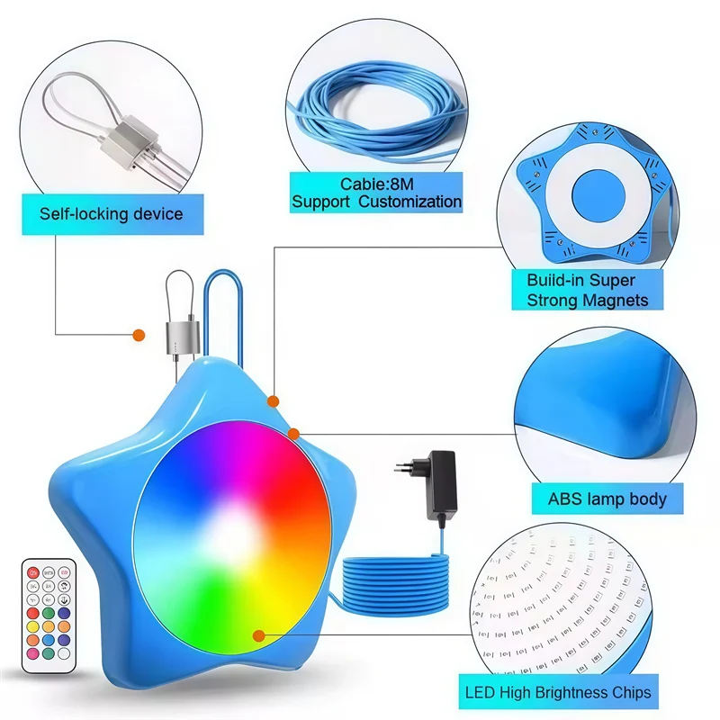 

Magnetic Attraction 20W RGB Underwater Light Pool Spotlight IP68 Waterproof with Remote Control for Outdoor Swimming LED Lamps