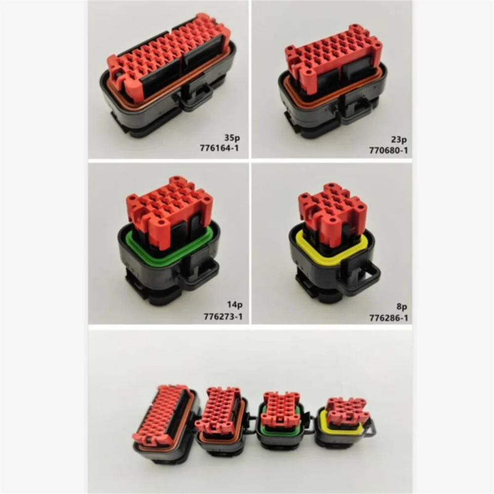 Waterproof Connector 8 14 23 35 Pin Replace AMP 776164-1 35Pin 770680-1 23Pin 776273-1 14Pin 776286-1 8Pin 770520-3 Contact