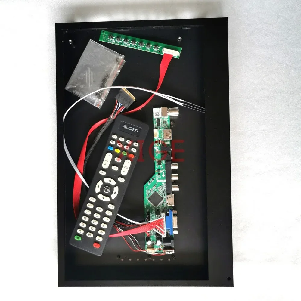 

Metal Case&Controller Driver Board Fit HB140WX1/HT140WXB TV Analog Signal Panel DIY Kit USB+AV+HDMI+VGA 1366*768 14" LVDS 40-Pin
