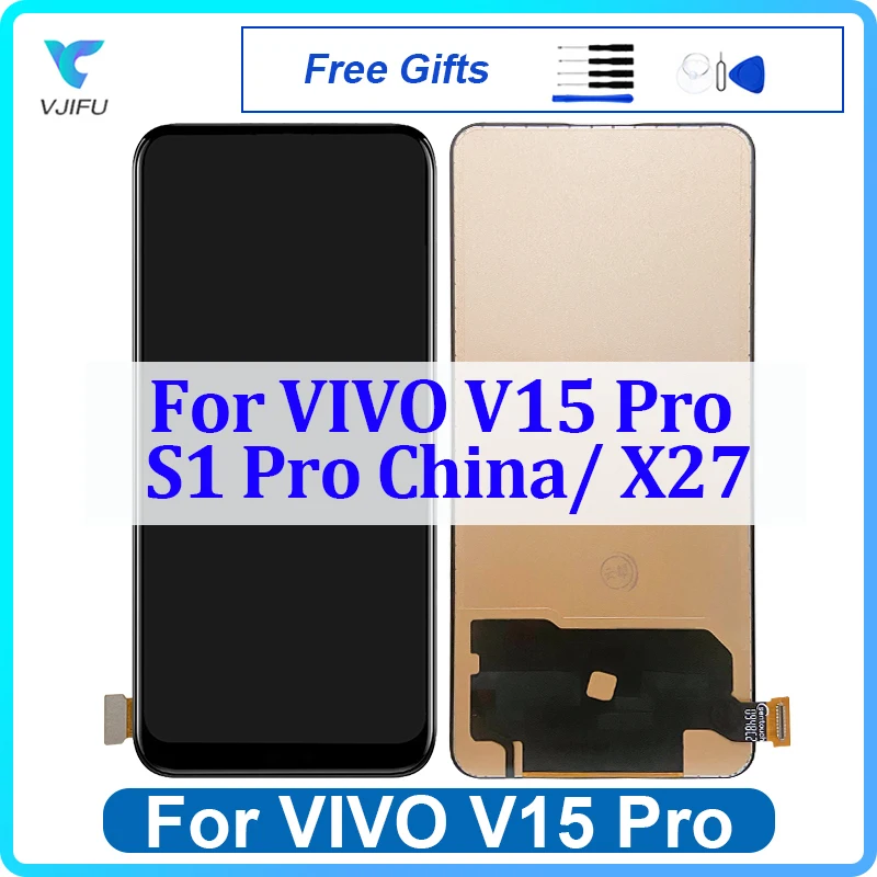 LCD For VIVO V15 Pro 1818 Display X27 S1 Pro China V1832A V1832T Touch Screen Digitizer LCD Assembly Replacement Phone Repair