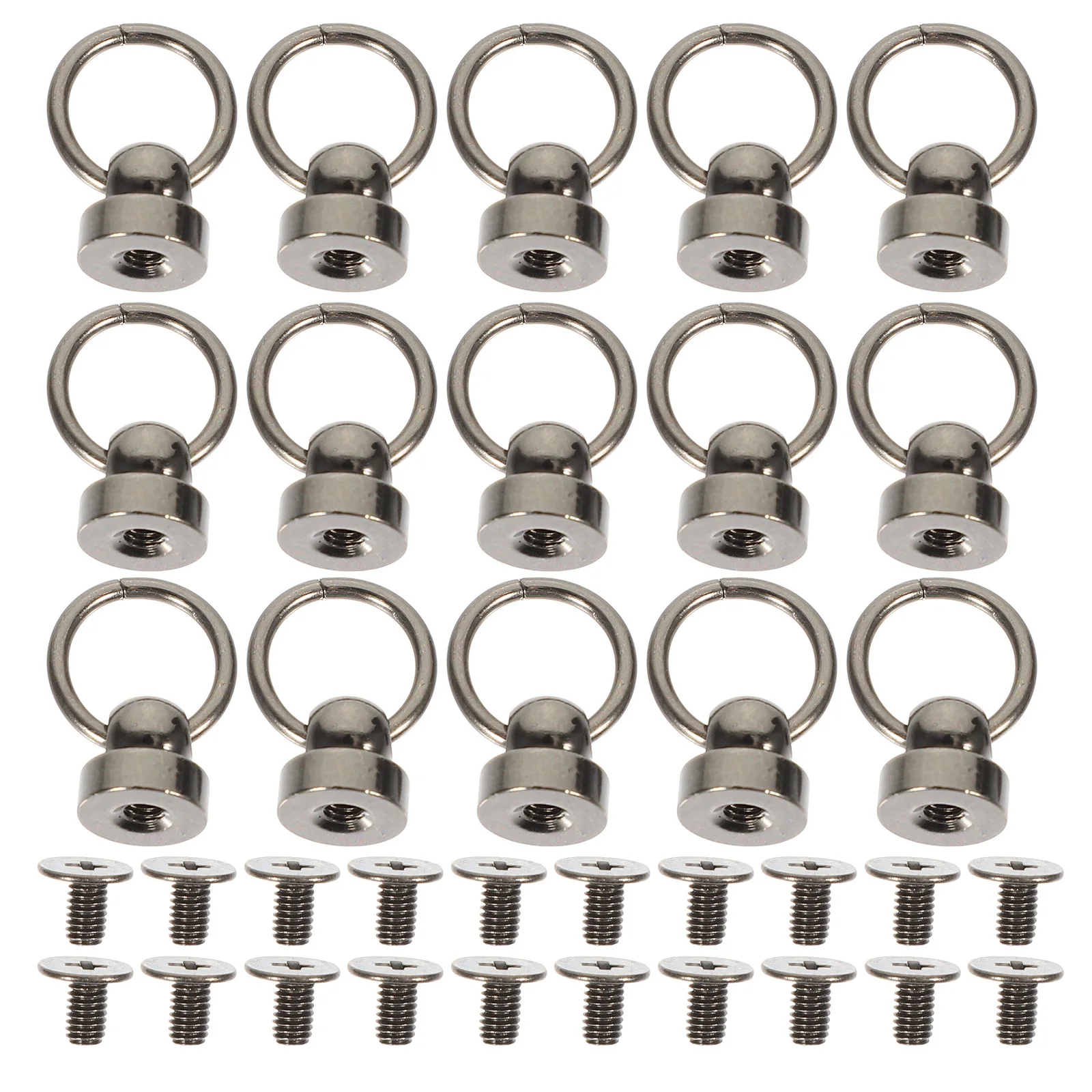 20 set di elementi di fissaggio per rivetti per custodie per telefoni, viti per borse artigianali fai da te, viti a catena per borse resistenti, pratiche