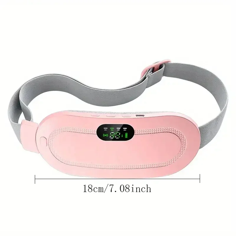 1PC-Girls\' Gospel Charging Digital Display Warm Palace Belt, Hot compress for Menstrual Pain and Waist Protection