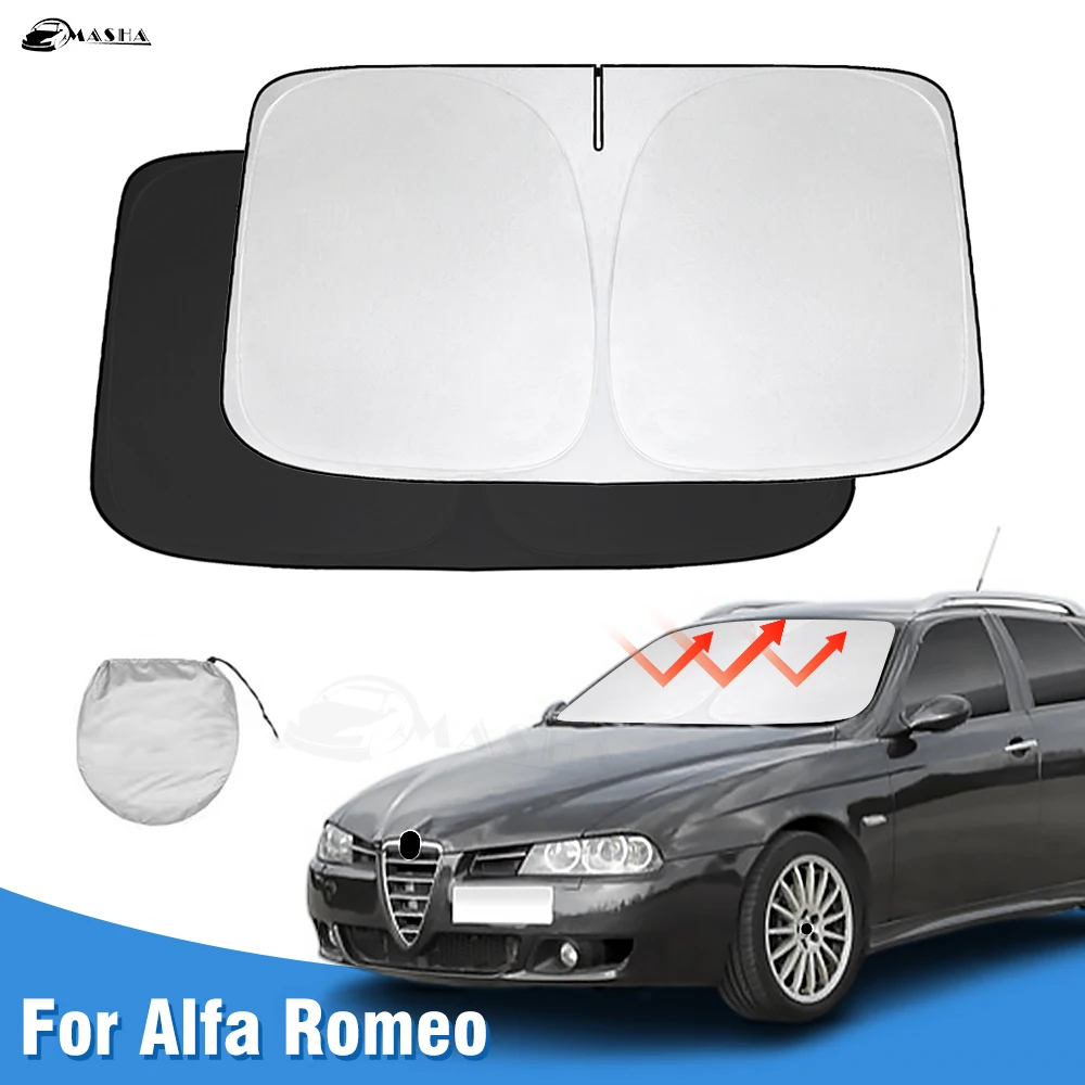 Солнцезащитный козырек на лобовое стекло для Alfa Romeo156, солнцезащитный козырек, складные блоки, УФ-лучи, сохраняйте автомобильный кулер