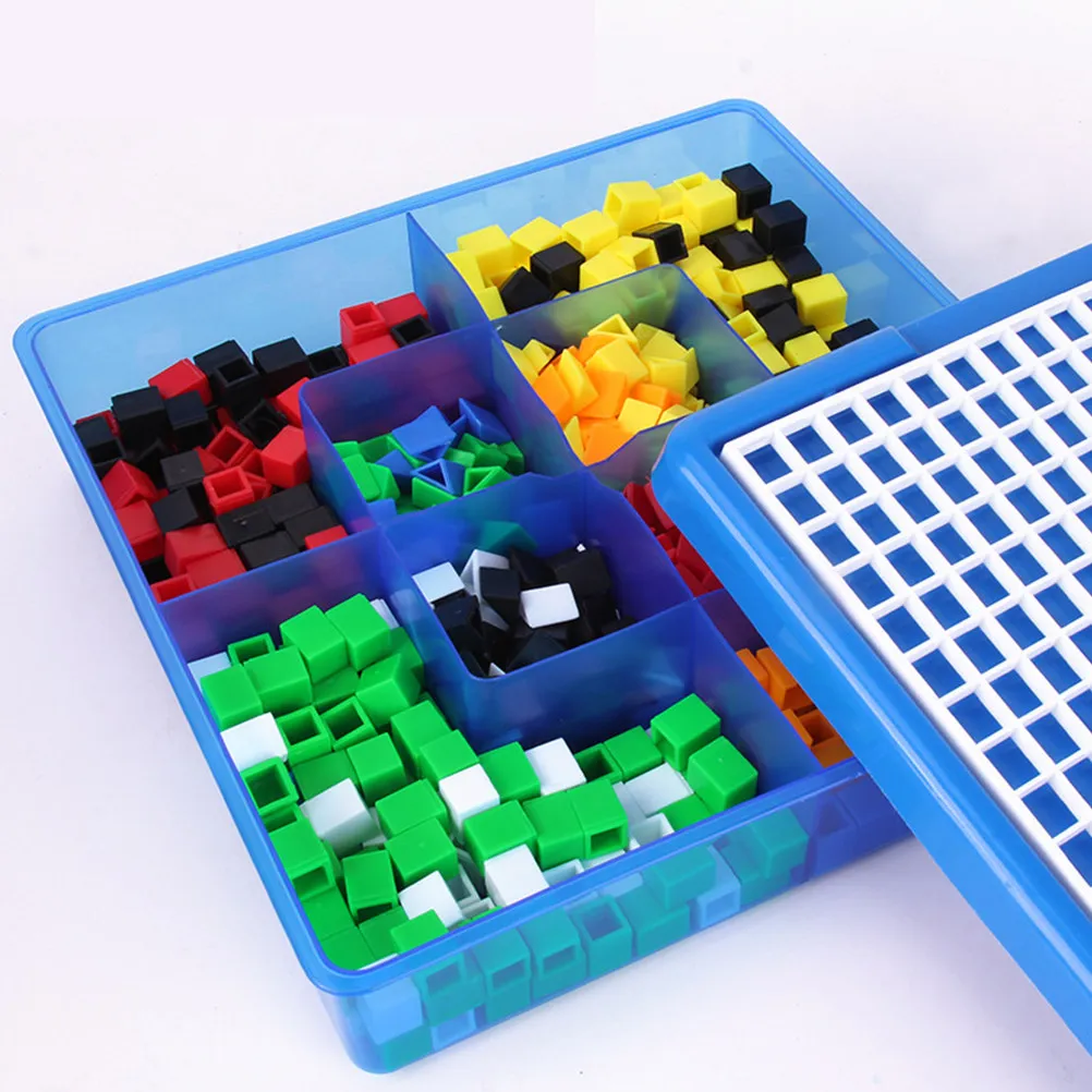 

1Pcs Kids Educational Puzzle Plastic Early Learning Plaything Enhance Creativity Imagination Color Recognition Brain Development