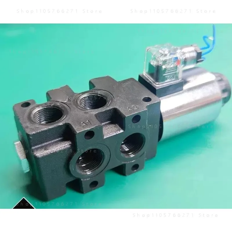 Two-position six-way reversing valve with winch switching valve two-in and four-out hydraulic valve stack