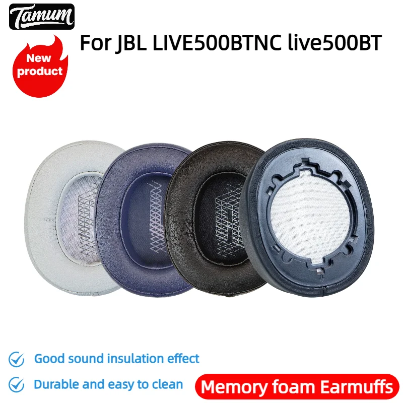 

TAMUM Replacement Earpads Foam Ear Pads For JBL LIVE500BTNC live500BT Headphones Earmuff/Earphone Sleeve Headset