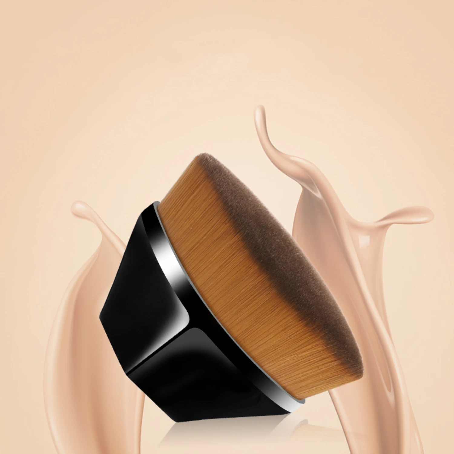 Foundation Brush No. 55: Luxuriously Soft Professional Makeup Tool for Flawless Application and Seamless Blending