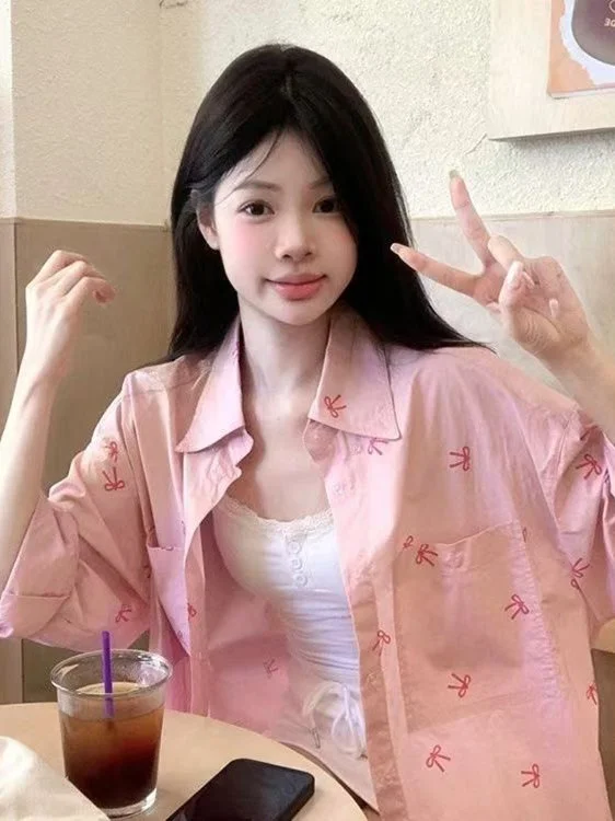 

Long Sleeve Shirts Womens Satin Button Down Tops Slim Fit Breathable Workout Casual Relaxed Spring Comfortable Daily Streetwear
