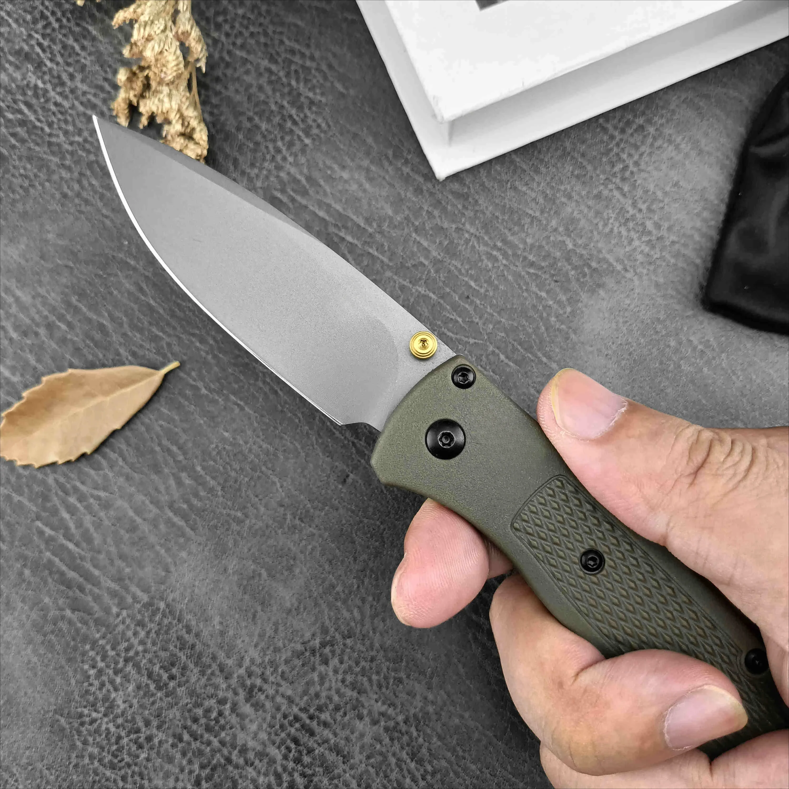 BM 535 Pocket folding knife 440C steel blade outdoor camping portable multi-purpose portable EDC pocket knife men's gift