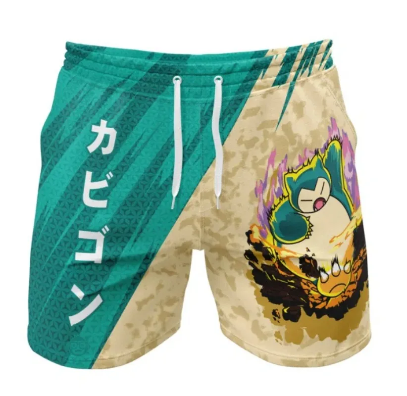 2026 Summer Pok É Mon Kirby Beast Theme Printed Shorts Adult and Children Fashion Casual Personalized Sports Shorts