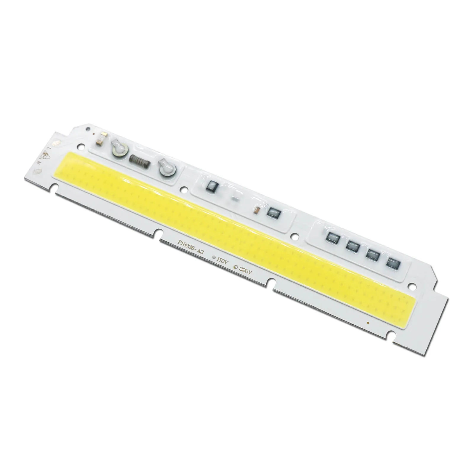 High Power LED COB Strip Chip 50W AC220V 100-110L/M LED Intelligent IC Bulb Chip Warm and Cold White Vehicle Light Source DIY