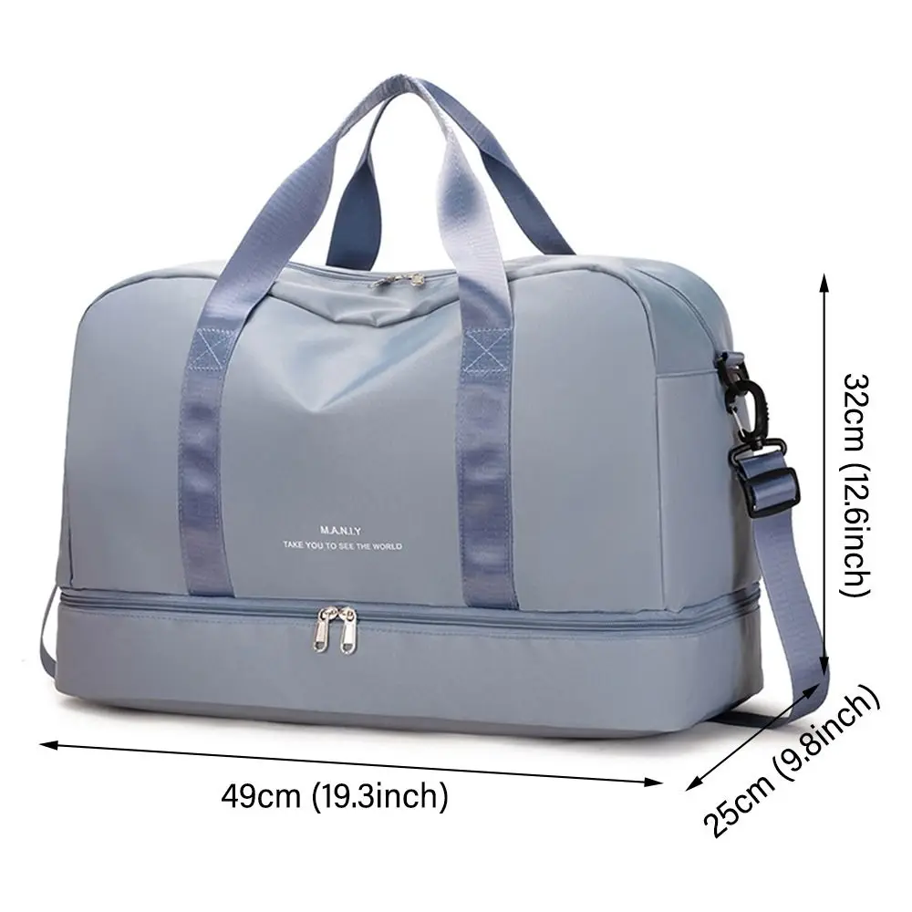 Capaciteit Fit 15.6 Inch Laptop Workout Tas Sporttas Weekender Handbagage Dames Reistassen Met Schoenenvakken