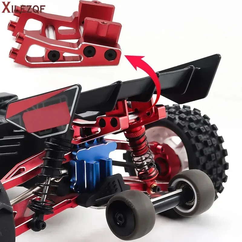 XILEZQF Aluminum Alloy Rear Wing Mount Set for Arrma Typhon Grom 1/14 RC Cars 223S BLX MEGA Upgrade Reinforced Anti-Flip Guard