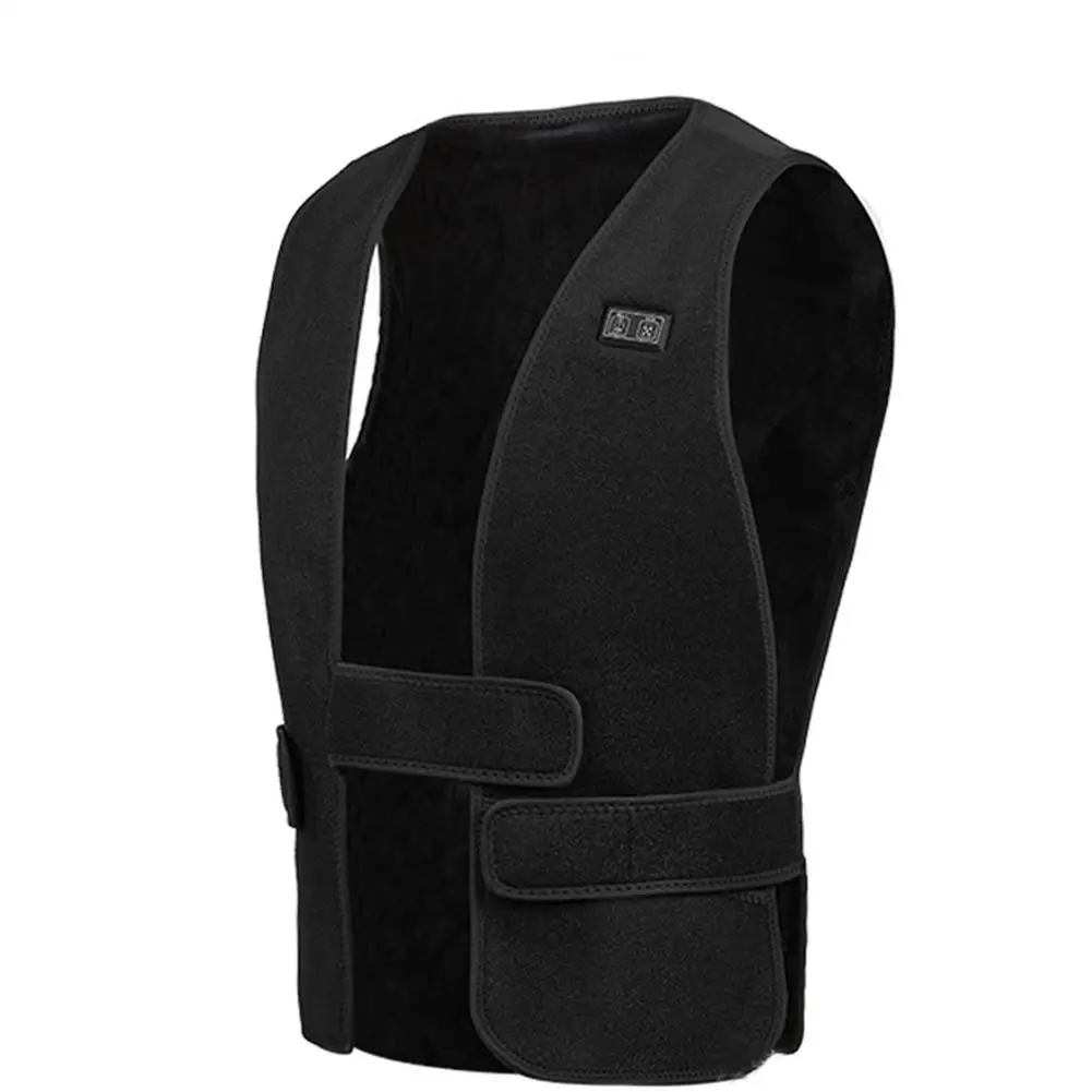 

Men Women Usb Heating Vest 3 Temperature Modes Windproof Cold Protective Adjustable Size Heated Vest