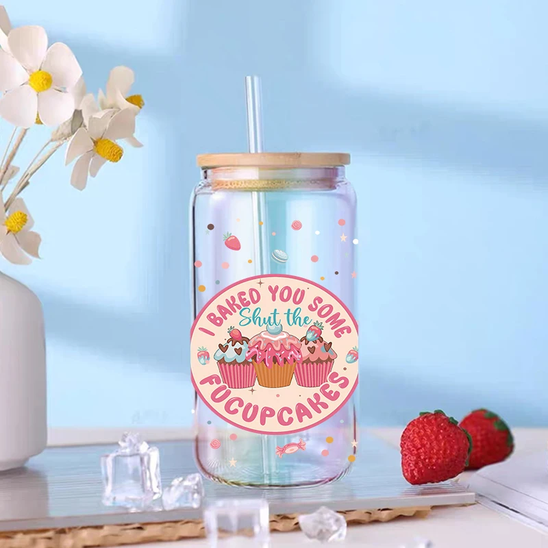 3D UV DTF Hello Summer Printed Transfers Stickers 16oz Cup Wraps For DIY Glass Ceramic Metal Leather Etc. D24626