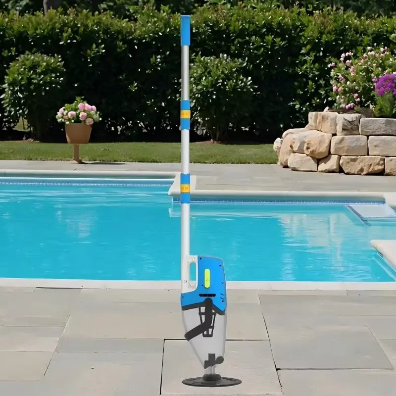 Cordless Handheld Pool Vacuum Cleaner Rechargeable 26 GPM Strong Suction with 230cm Pole for Inground Above Ground Swimming