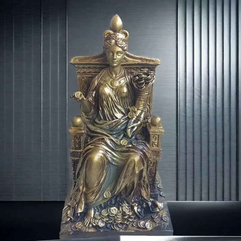 

Новая статуя богатства, мифология, богиня, греческая винтажная медная статуя Марии, рождественские украшения, украшения для дома, идеи счастливых подарков