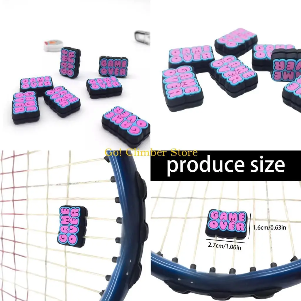 

Q84C Tennis Racket Damper String Shock Damping Absorber for Tennis Racket and String