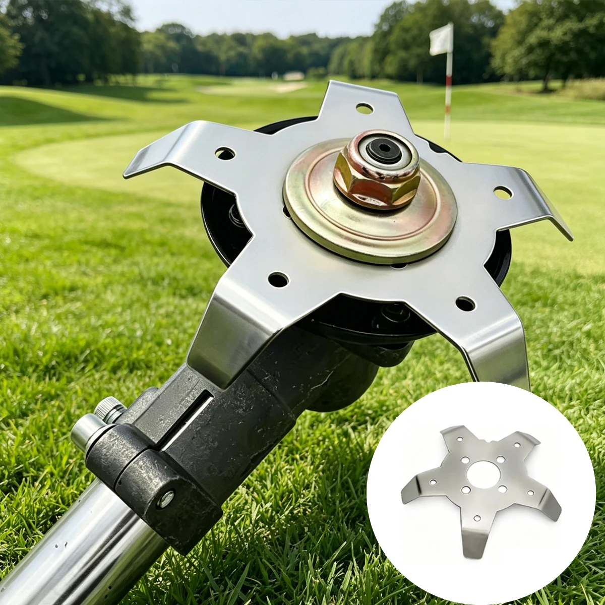 Anti-tangle Weeding Blade Disc Lawn Mower Attachments Electric Starter Brush Cutter Blades Robotic Lawnmower Mowing Head
