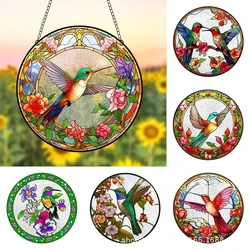 New Animal Suncatcher, Round Acrylic Pendant, Indoor Window Hanging Decoration