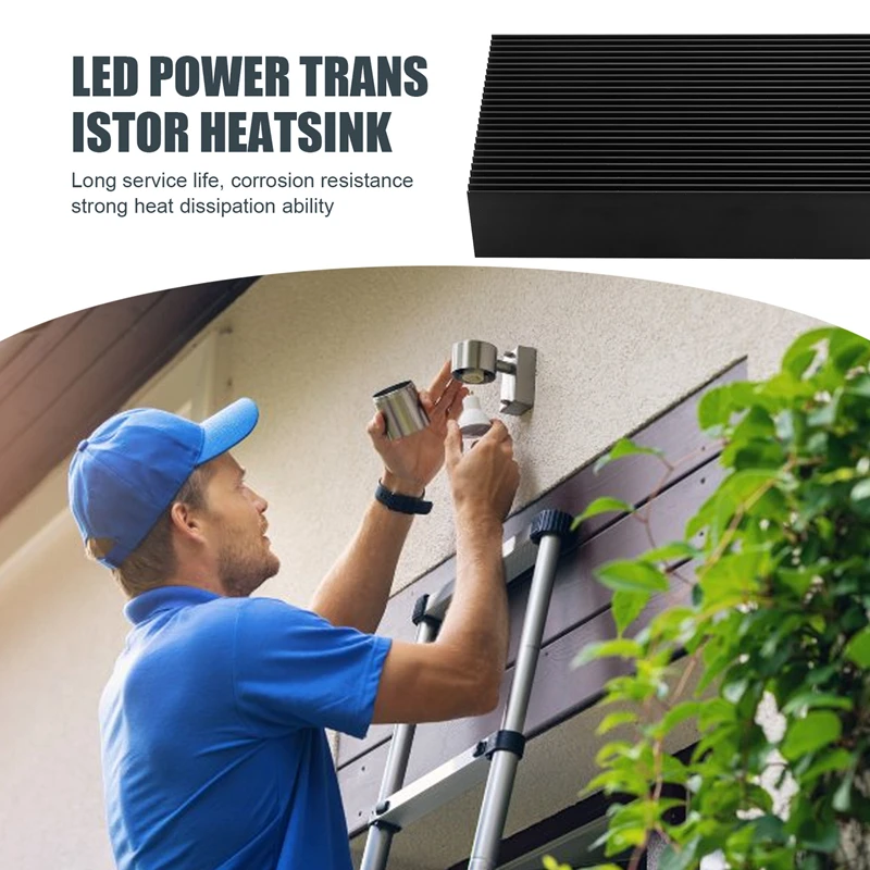 Dissipador de calor de refrigeração de aleta radiante de alumínio prateado durável 80x27x150mm para chip de radiador elétrico de transistor de potência led