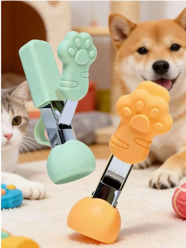 Anti-lost Integrated Protective Cover Pet Nail Clipper Sharp Blade Safety Nail Cutter for Kitten Puppy Small Dogs Cats