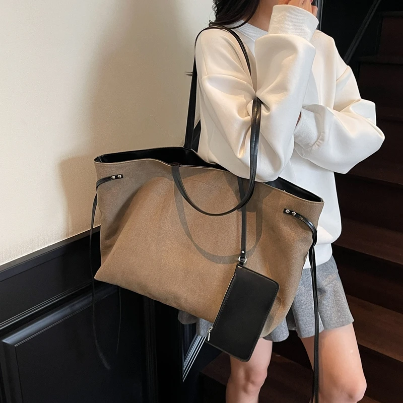 Casual Vintage frauen Schulter Tasche Mode Weibliche Leinwand Tragbare Handtaschen Große kapazität Reise Laptop Tragetaschen für dame – Detail 4