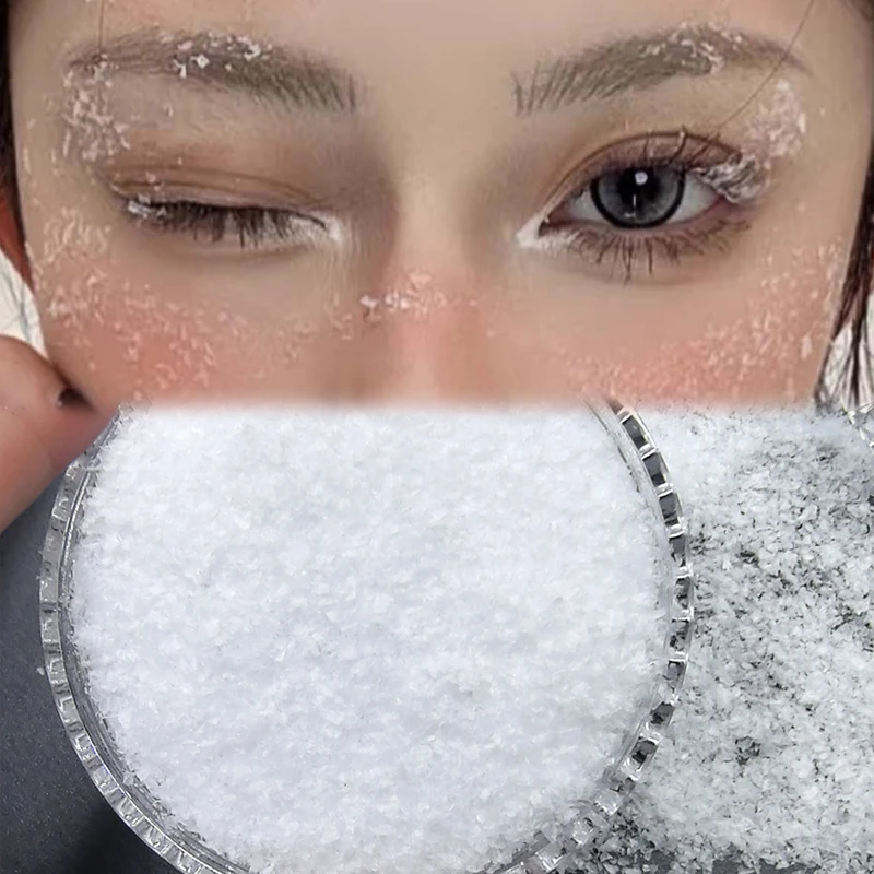 

1-5Box White Simulated Snowflake Face Decoration Christmas Xmas Snowflakes Fragments Sticker Temporary Tattoos DIY Body Arts
