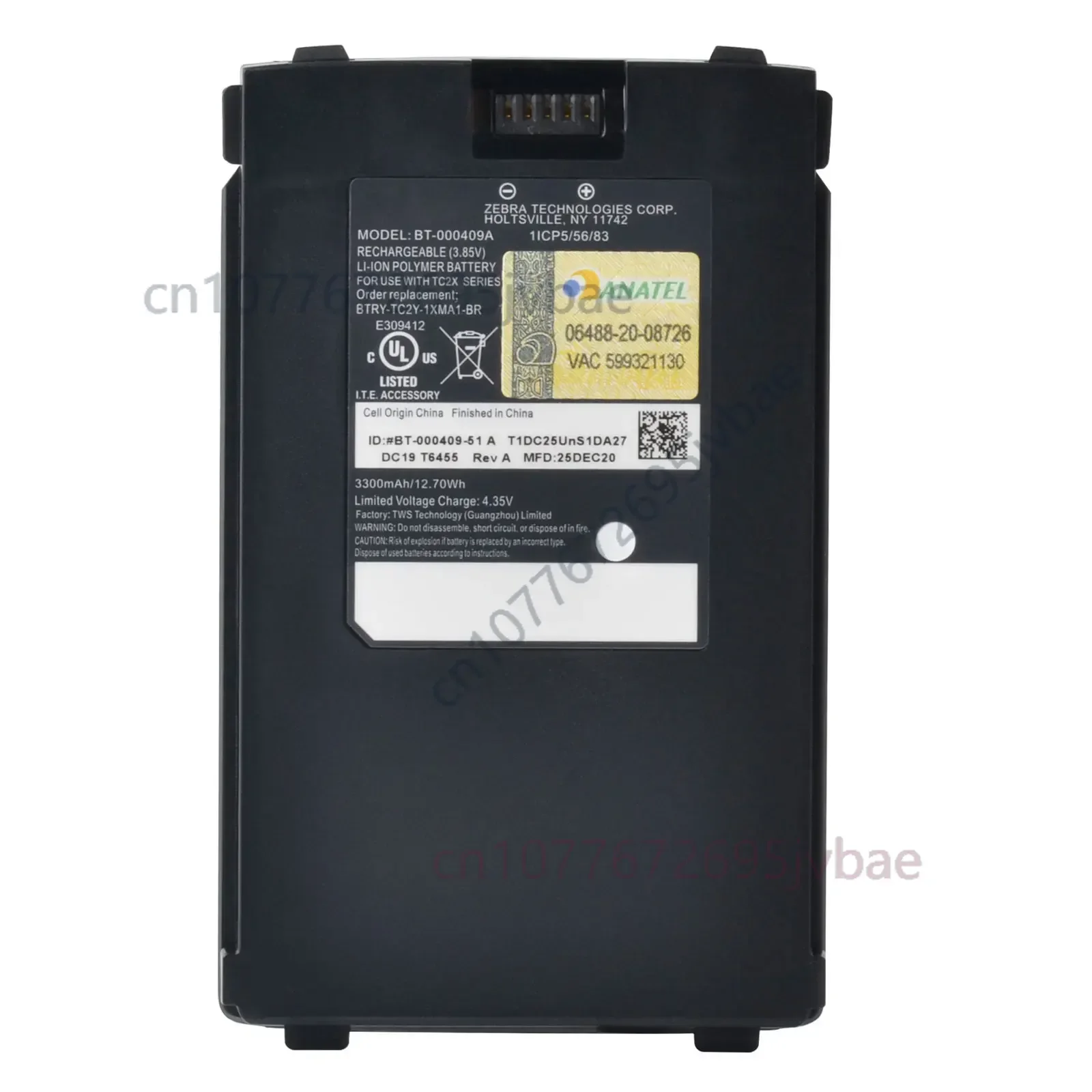 BT-000409A Battery bt 000409a thin For Zebra TC21 TC26 TC20 PDA Replacement Batteries
